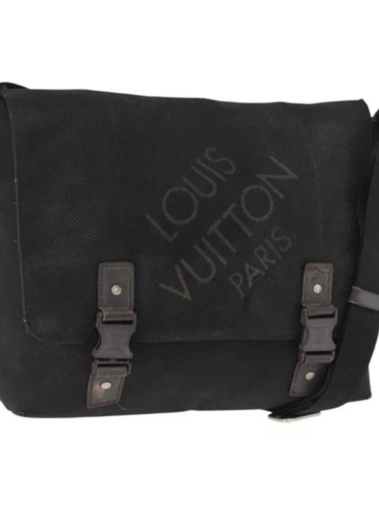 Louis Vuitton Damier Geant Roux Shoulder Bag Black M93079 Lv Auth 168094